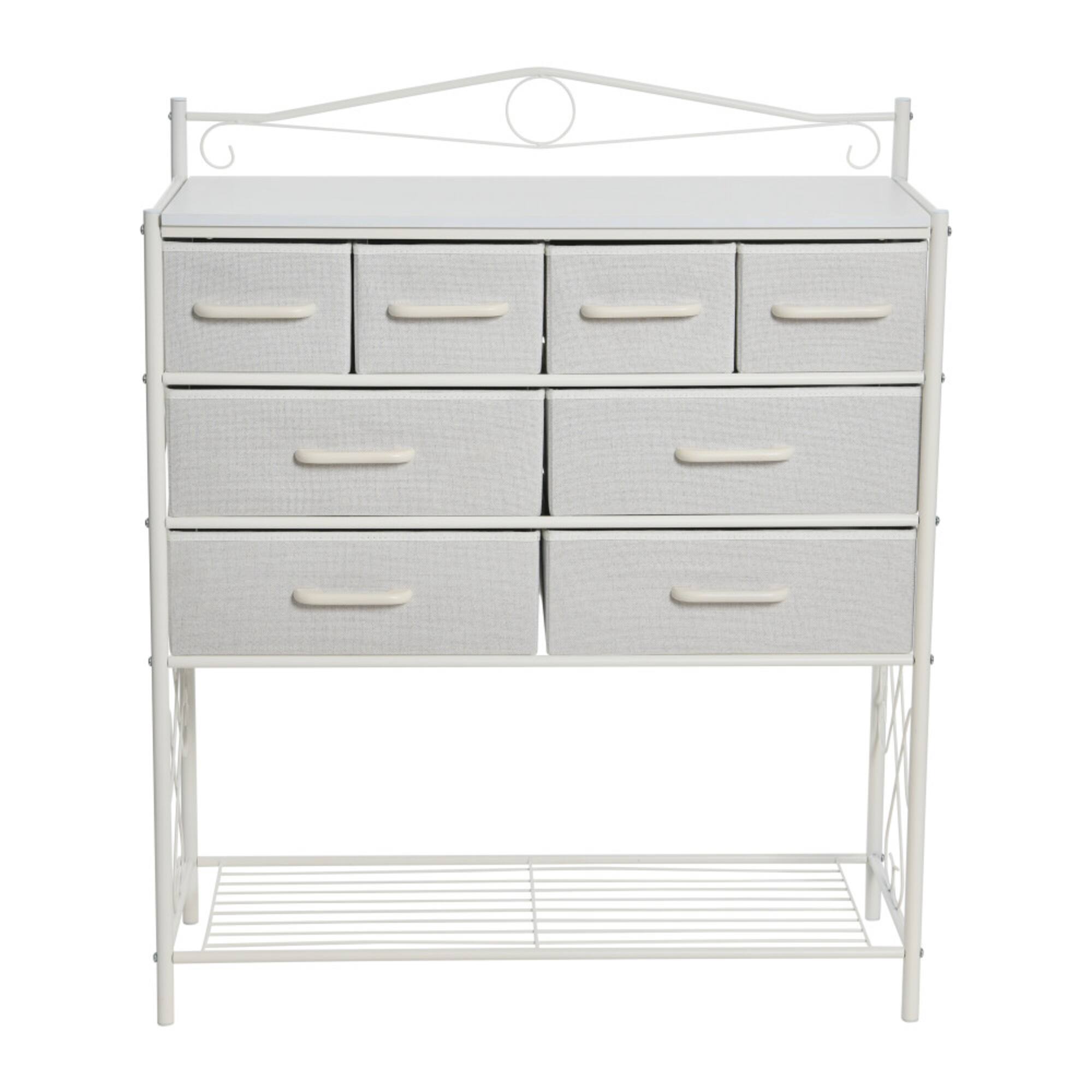 Household Essentials Victoria 8-Drawer Dresser with Shelf